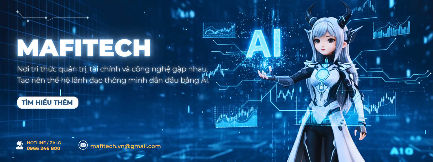Mafitech chuyên cung cấp các giải pháp quản trị và tài chính tích hợp AI, giúp doanh nghiệp chuyển đổi từ mô hình truyền thống sang quản trị dữ liệu thông minh.
